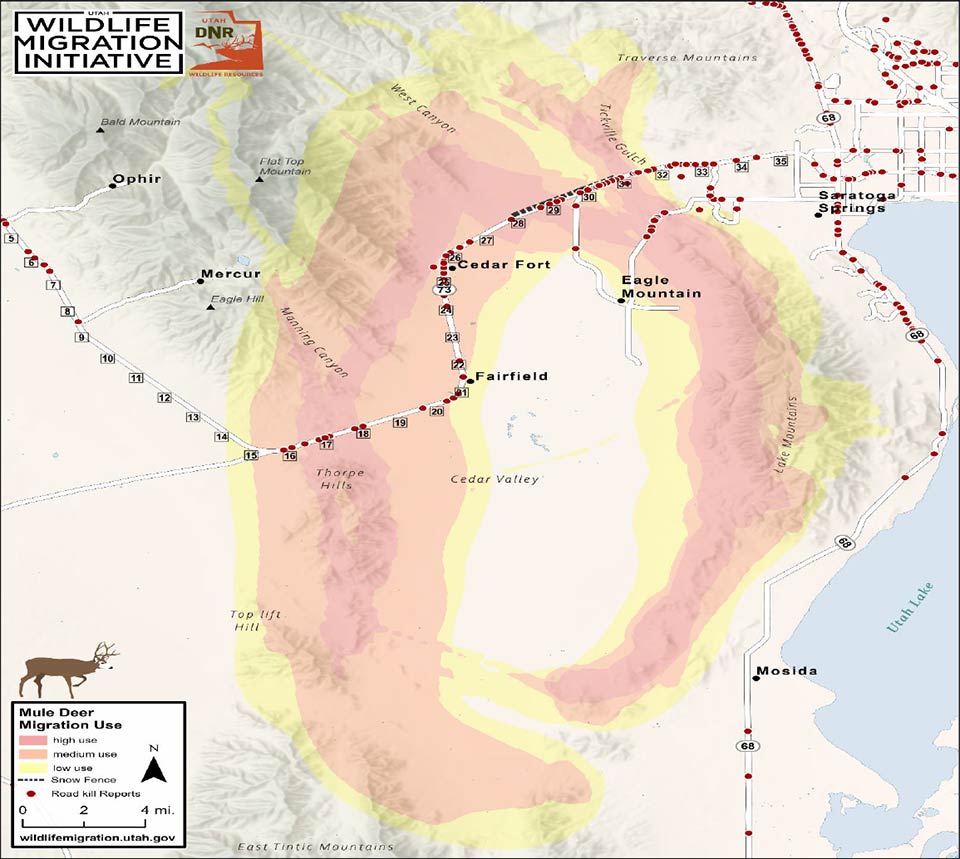 Eagle Mountain Utah Map Eagle Mountain - Project Locations - Utah Wildlife Migration Initiative